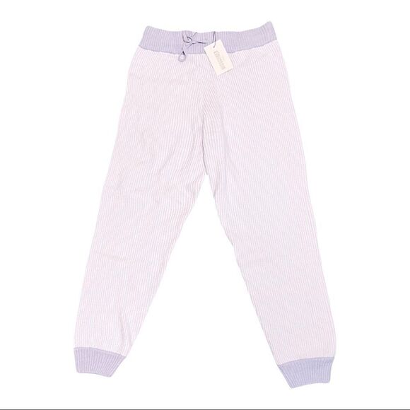 Missguided Tall Color Block Knitted Joggers in Lilac - Picture 2 of 8
